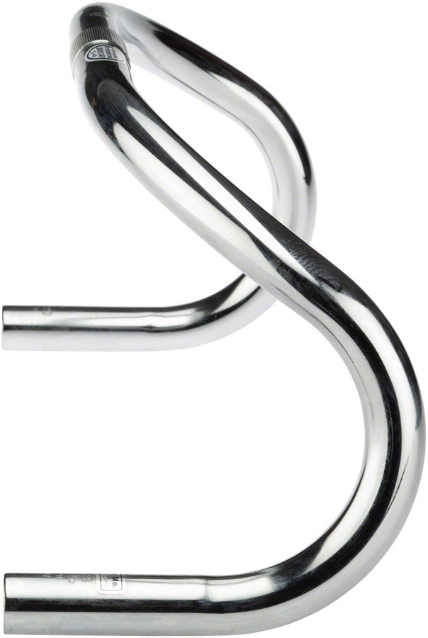 Load image into Gallery viewer, Nitto Track Drop Handlebar 25.4mm 42cm Silver Drop Bend Style Silver Steel