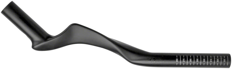 Load image into Gallery viewer, Profile Design 43 ASC Carbon Aerobar Extensions - Carbon, 340mm, Black