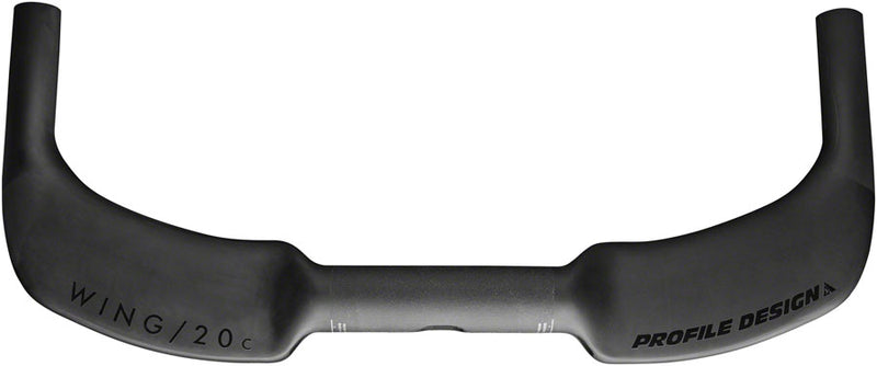 Load image into Gallery viewer, Profile Design WING/20c Base Bar - 31.8 Clamp, 42cm, Carbon, Black