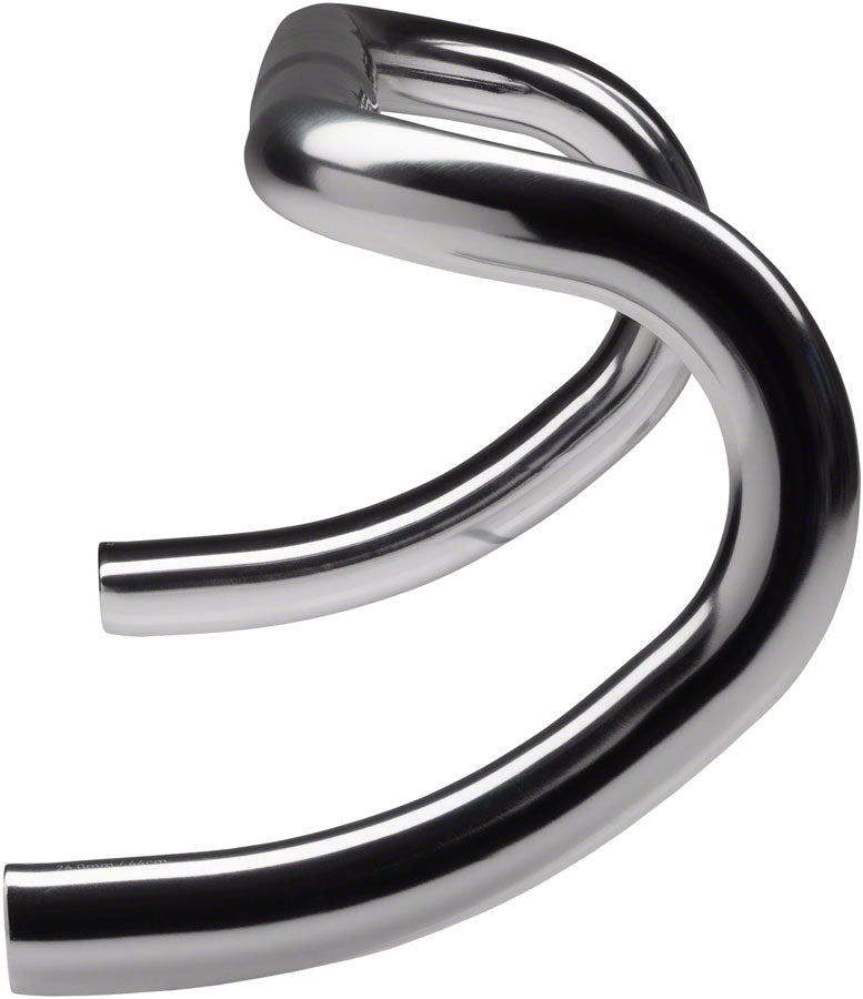 Load image into Gallery viewer, Dimension Short Drop Handlebar 26mm Clamp 44cm Width 340g Silver Aluminum