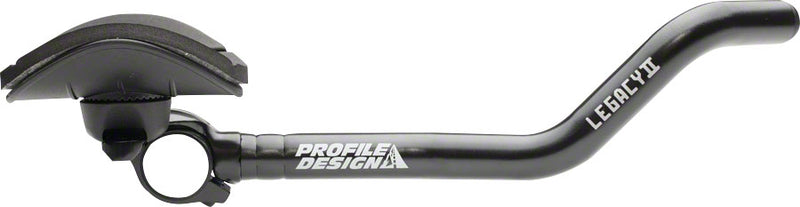 Load image into Gallery viewer, Profile Design Legacy II Aluminum Aerobar: with ZB Bracket and Venturi Armrest, Matte Black