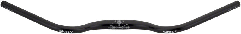 Load image into Gallery viewer, Surly Terminal Handlebar 31.8mm Clamp 40mm Rise 735mm Width Back Black Aluminum