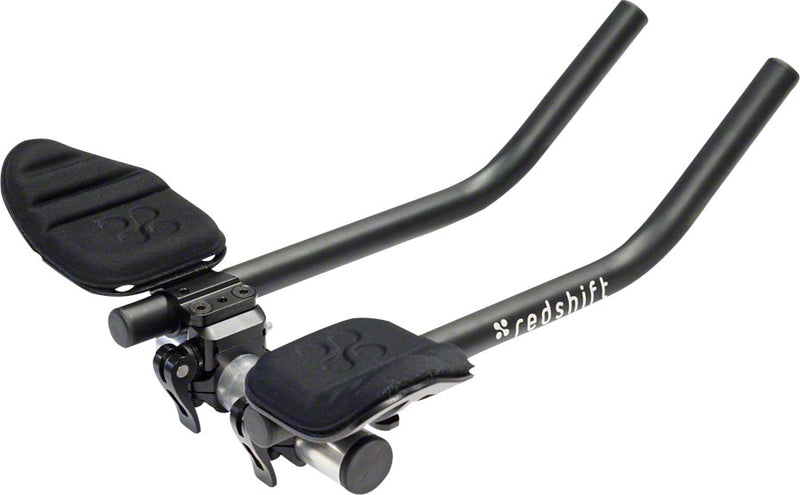 Load image into Gallery viewer, Redshift QR L-Bend Aero Bars: Aluminum Black
