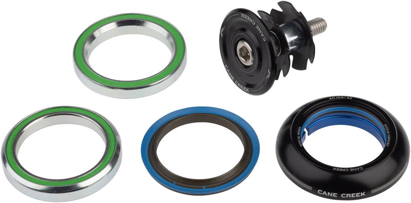 Load image into Gallery viewer, Cane Creek 40 IS41/28.6 IS41/30 ShortCover Headset Bl Straight 1 1/8"Steerer