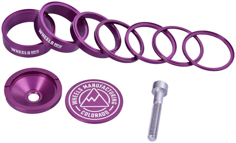 Load image into Gallery viewer, Wheels-Manufacturing-Pro-StackRight-Headset-Spacer-Kit-Headset-Stack-Spacer-HDSS0320