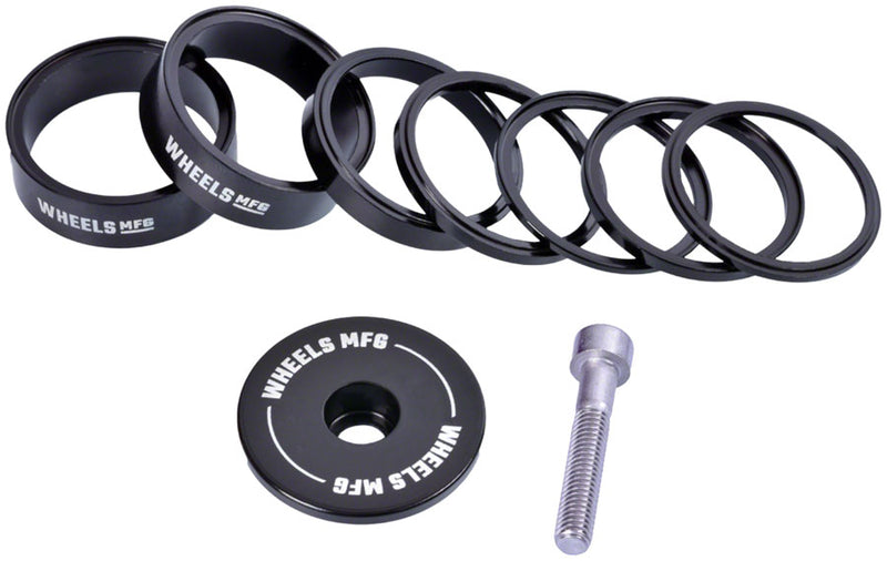 Load image into Gallery viewer, Wheels-Manufacturing-Essential-StackRight-Headset-Spacer-Kit-Headset-Stack-Spacer-Universal-HDSS0337