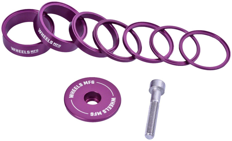 Load image into Gallery viewer, Wheels-Manufacturing-Essential-StackRight-Headset-Spacer-Kit-Headset-Stack-Spacer-Universal-HDSS0338