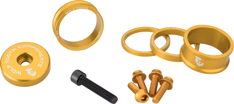Load image into Gallery viewer, Premium Alloy Headset Spacer Kits with Integrated Top Caps — Customizable Colors & Sizes for Bike Styling, Performance, and Compatibility