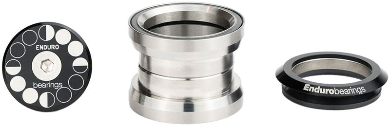Load image into Gallery viewer, Enduro HDK-0008 External Bearing Kit - EC34/28.6 Upper | EC34/30 Lower, Angular Contact Bearings, Straight, Stainless