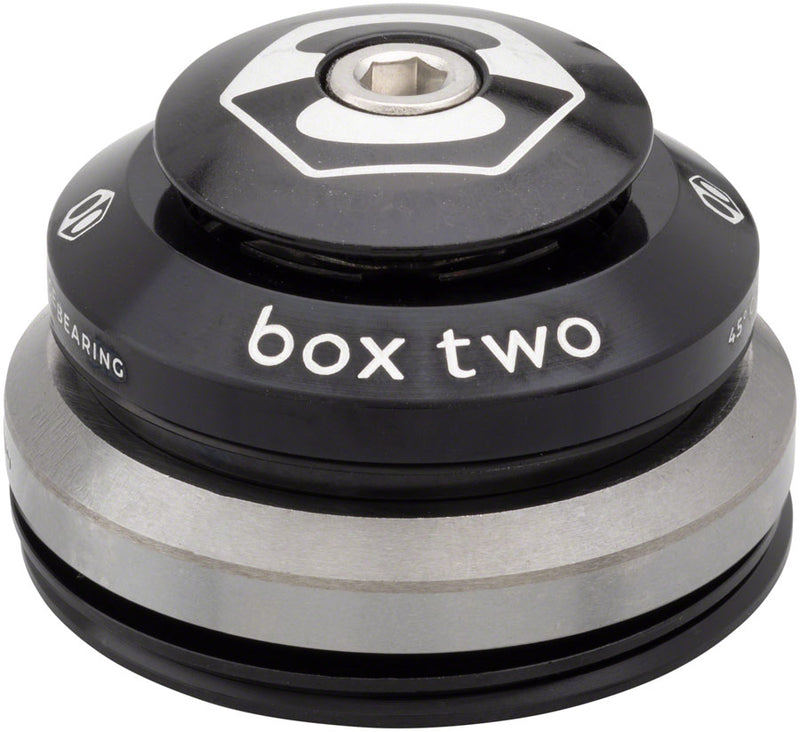 Load image into Gallery viewer, Box Components Box Two Integrated Taper Headset Black IS42/28.6|IS52/40 1-1/8in to 1.5`