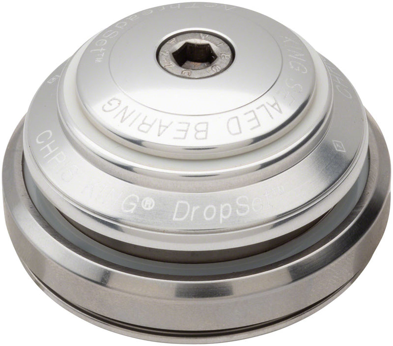 Load image into Gallery viewer, Chris King DropSet 3 Headset - 1-1/8 - 1.5", 41/52mm, 36 Deg, Silver
