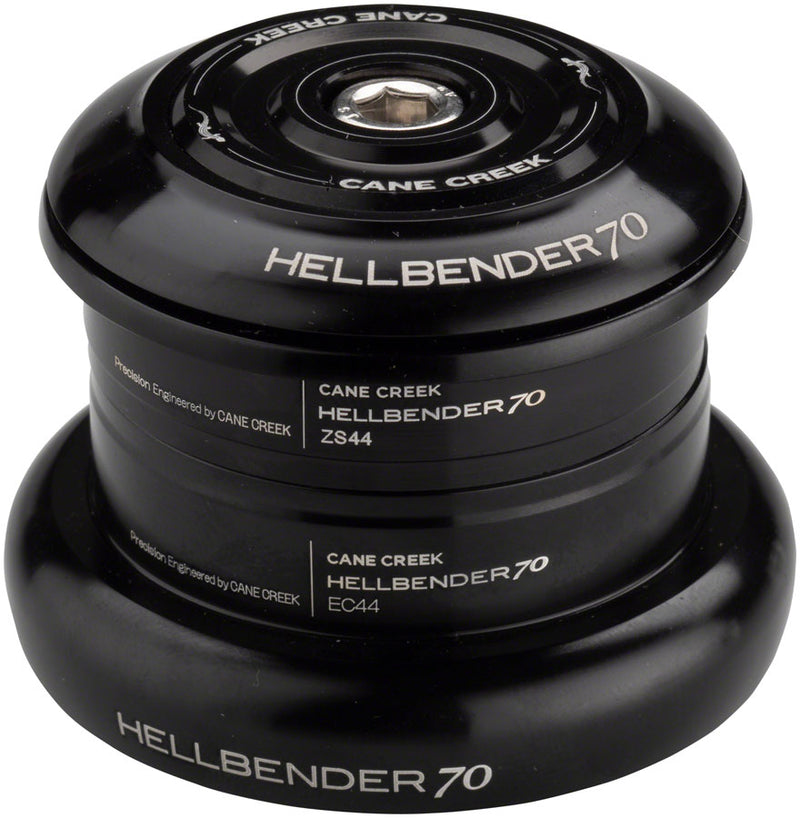 Load image into Gallery viewer, Cane Creek Hellbender 70 Series Semi-Integrated Black ZS44/28.6|EC44/40 1-1/8in - 1.5`