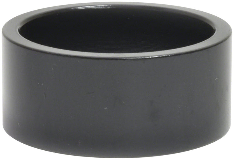 Load image into Gallery viewer, Pack of 2 Wheels Manufacturing Aluminum Headset Spacer - 1-1/8", 15mm, Black