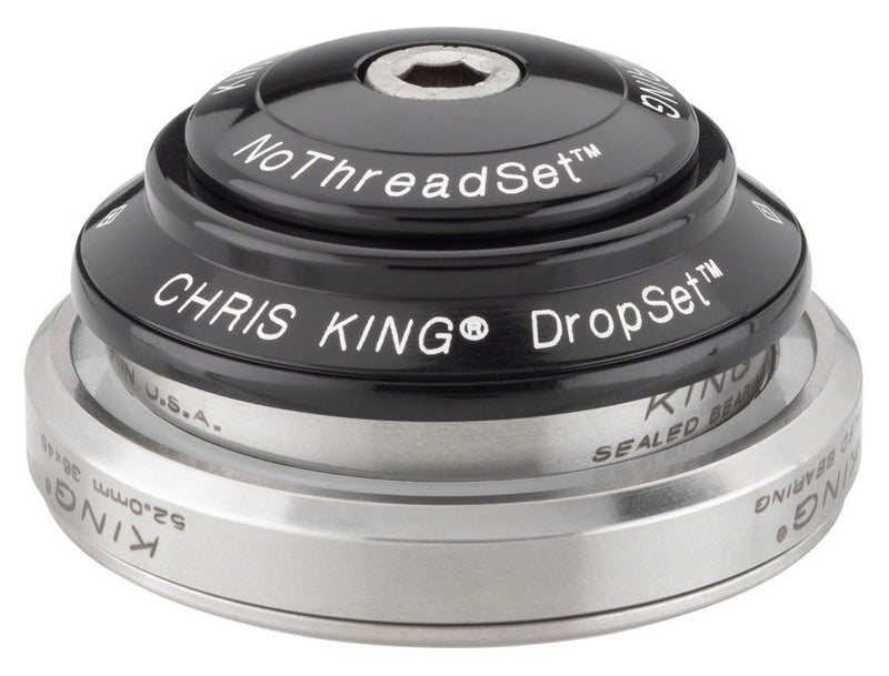 Load image into Gallery viewer, Chris King DropSet 3 Headset - 1-1/8 - 1.5", 41/52mm, 36 Deg, Black