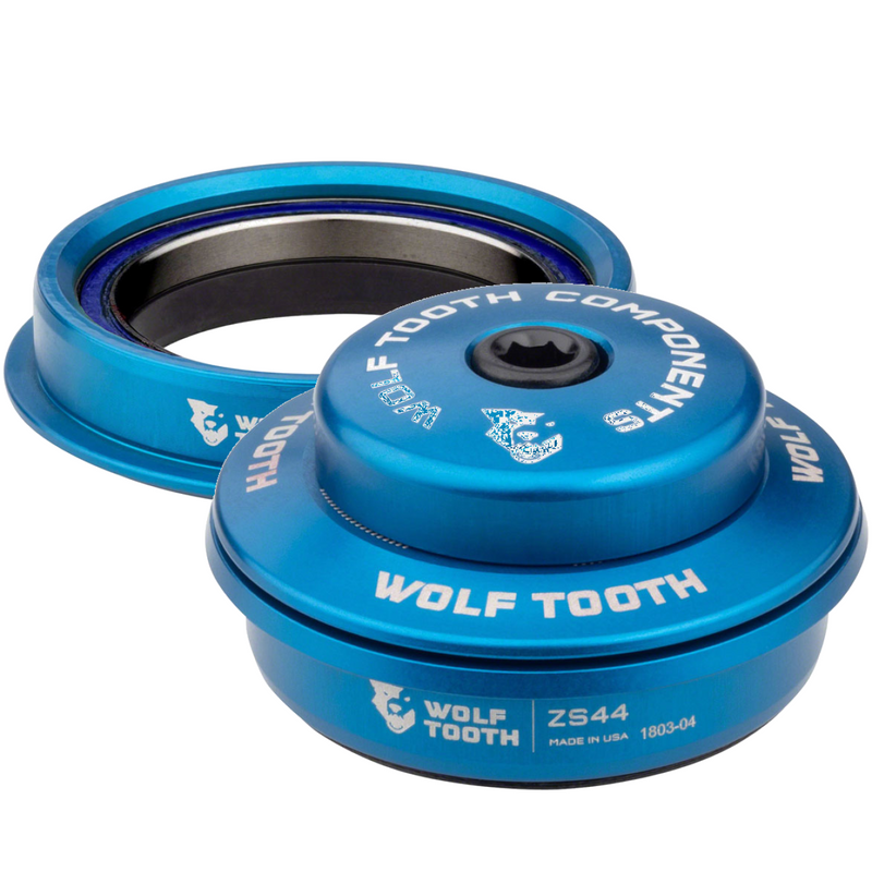 Load image into Gallery viewer, Wolf Tooth Performance Headset Bundle - Aircraft Aluminum, Black Oxide Bearings, ZS56/40 & ZS44/28.6 for Mountain & Road Bikes
