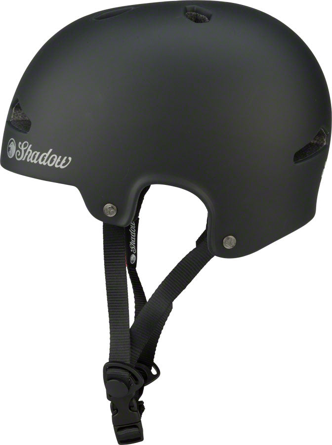 Load image into Gallery viewer, The Shadow Conspiracy Featherweight Helmet LG/XL 22.8in to 24in ( 58 to 61 cm) Gloss Black BMX/Skate