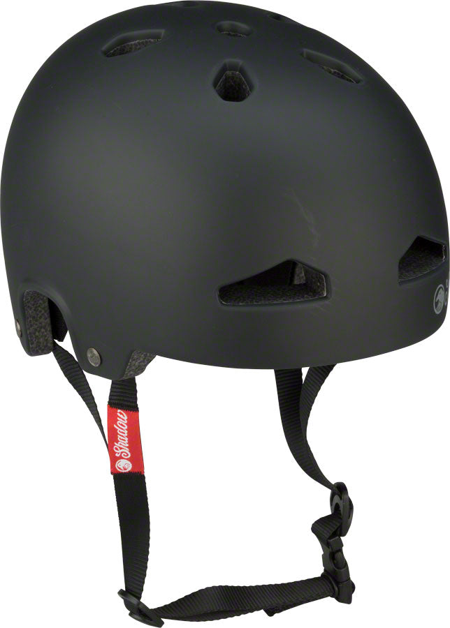 Load image into Gallery viewer, The-Shadow-Conspiracy-FeatherWeight-Helmet-Large-X-Large-(56-61cm)-Half-Face-Adjustable-Fitting-Include-Two-Sets-Of-Padding-Shadow-Crow-Head-Rivets-Black-HE1201-Bicycle-Helmets
