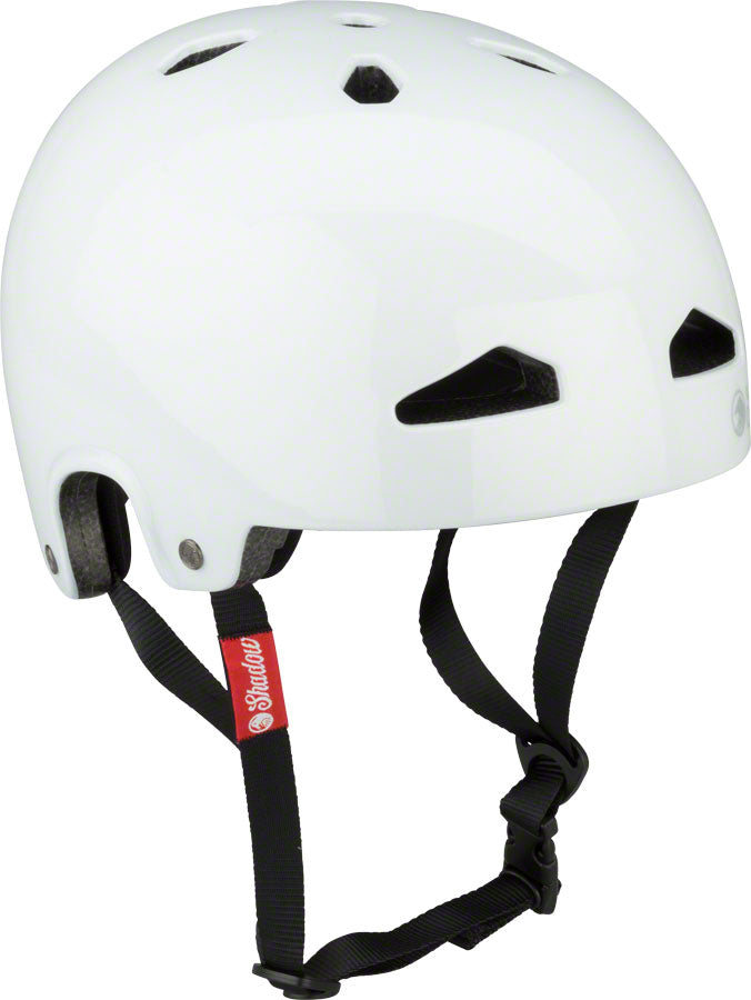 Load image into Gallery viewer, The-Shadow-Conspiracy-FeatherWeight-Helmet-Large-X-Large-(56-61cm)-Half-Face-Adjustable-Fitting-Include-Two-Sets-Of-Padding-Shadow-Crow-Head-Rivets-White-HE1203-Bicycle-Helmets