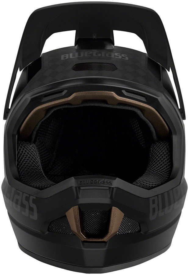 Load image into Gallery viewer, Bluegrass Legit Carbon Fiber Full Face MIPS E5-4 MTB Helmet Matte Black Medium