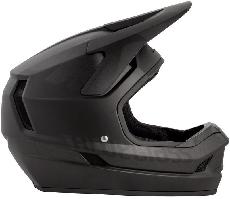 Load image into Gallery viewer, Bluegrass Legit Fiberglass EPS Liner Full Face Helmet Matte Black Texture, Large