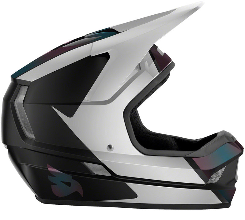 Load image into Gallery viewer, Bluegrass Legit Fiberglass EPS Full Face Helmet Matte White Iridescent, Medium
