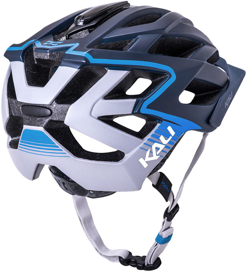 Load image into Gallery viewer, Kali Protectives Lunati Frenzy Helmet Micro-Fit Matte Blue/Gray, Small/Medium