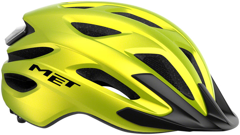 Load image into Gallery viewer, MET Crossover Mips Helmet - Lime Yellow Metallic Matte