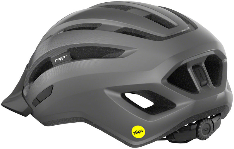 Load image into Gallery viewer, MET Downtown Mips Helmet - Gray Glossy, Large
