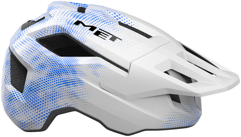 Load image into Gallery viewer, MET Shelter Youth Helmet - White/Blue, Universal