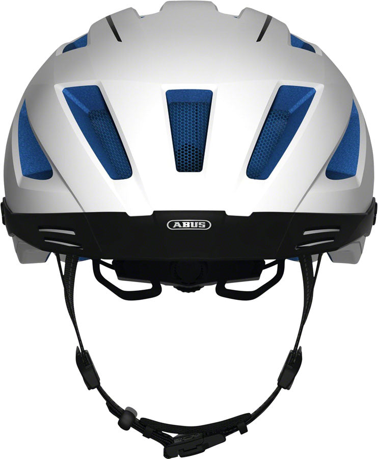 Load image into Gallery viewer, Abus Pedelec 2.0 Helmet W/ Rear Light Fidlock Magnet Buckle Motion White, Large