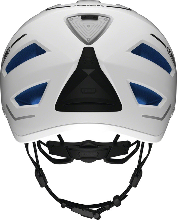 Load image into Gallery viewer, Abus Pedelec 2.0 Helmet W/ Rear Light Fidlock Magnet Buckle Motion White, Large