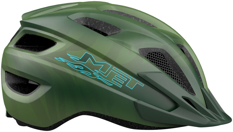 Load image into Gallery viewer, MET Crackerjack Youth Helmet - Matte Green, One Size