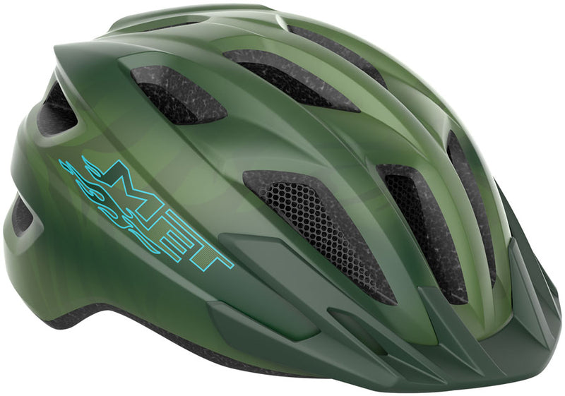 Load image into Gallery viewer, MET-Helmets-Crackerjack-Youth-Helmet-One-Size-Fits-All-With-Light-Green-HLMT10237-Bicycle-Helmets