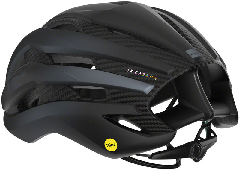 Load image into Gallery viewer, MET Trenta 3K Carbon MIPS Helmet In-Mold Safe-T Orbital Fit Matte Black, Small