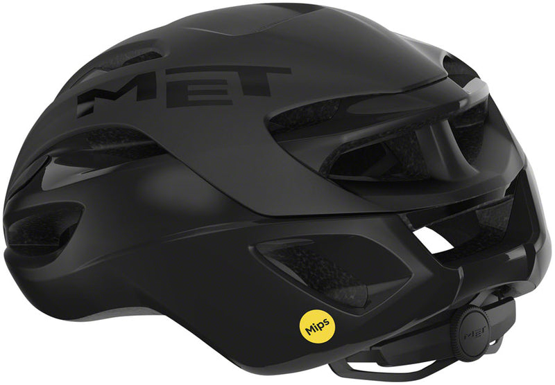 Load image into Gallery viewer, MET Rivale MIPS Helmet In-Mold EPS Safe-T Upsilon Fit Matte/Glossy Black Small