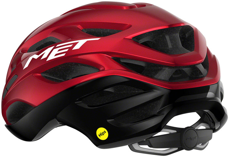 Load image into Gallery viewer, MET Estro MIPS Helmet - Red/Black Metallic, Glossy, Small