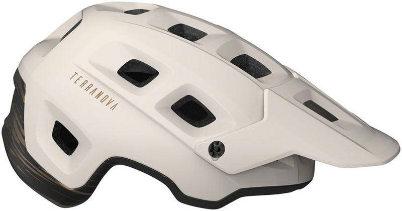 Load image into Gallery viewer, MET Terranova MIPS Mountain Helmet Safe-T DUO Fit Matte Off-White/Bronze, Small