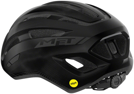 MET Miles MIPS Helmet In-Mold EPS Safe-T Twist 2 Fit Glossy Black, Medium/Large
