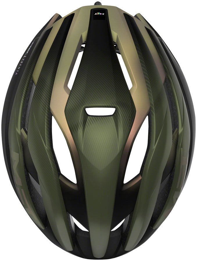 Load image into Gallery viewer, MET Trenta MIPS Road Tri/TT Helmet Safe-T Orbital Matte Olive Iridescent, Large