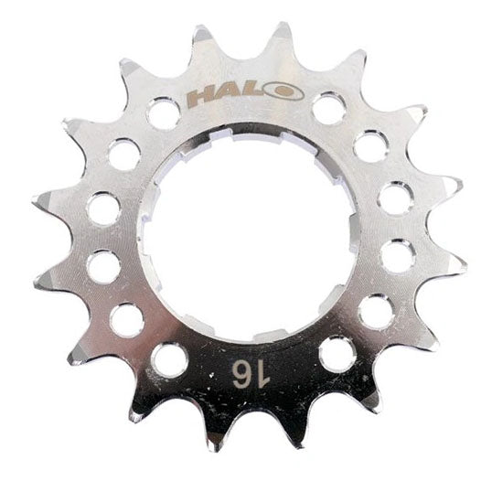 Load image into Gallery viewer, Halo Fat Foot Cog, 1/8", 16t, Chrome