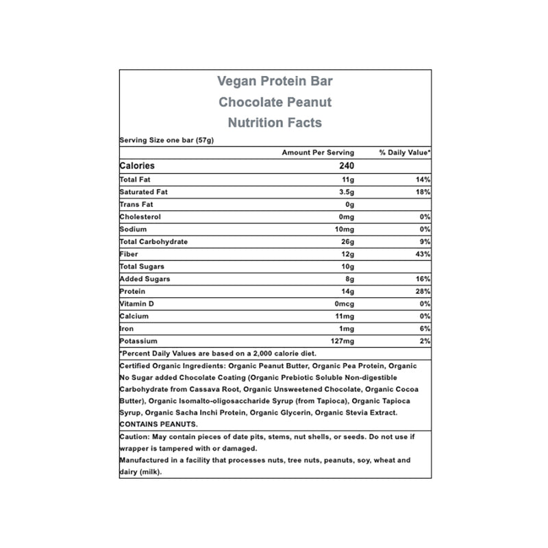 Load image into Gallery viewer, Hammer Nutrition Vegan Protein Bar, Chocolate Peanut, 12/Count