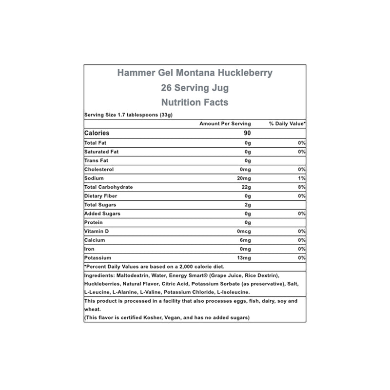 Load image into Gallery viewer, Hammer Nutrition Hammer Gel, Huckleberry, 1lb 14oz Jug