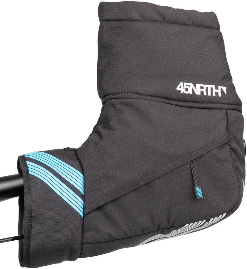 Load image into Gallery viewer, 45NRTH Cobrafist Flat Bar Pogies - Black