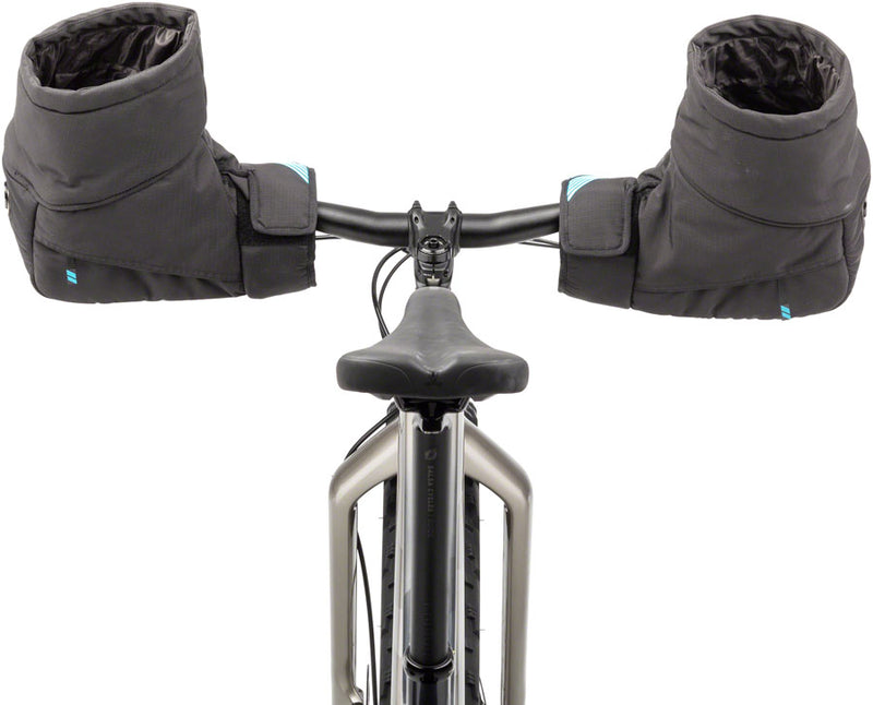 Load image into Gallery viewer, 45NRTH Cobrafist Flat Bar Pogies - Black