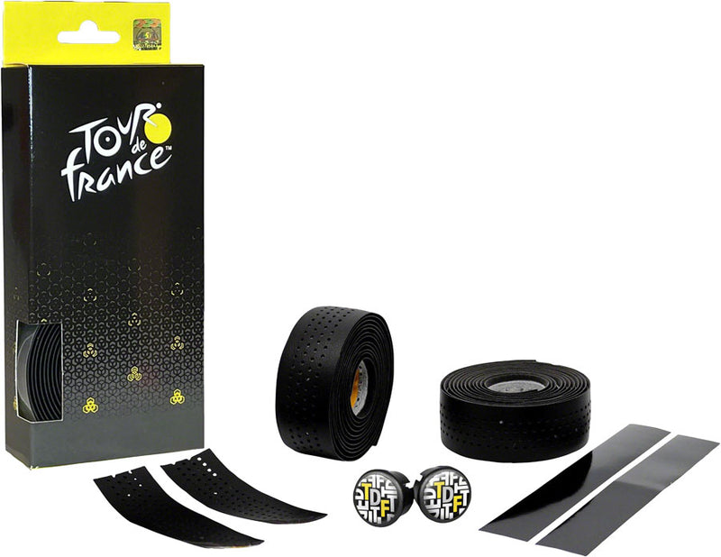 Load image into Gallery viewer, Velox TDF Guidoline Perforated Classic Bar Tape - Black