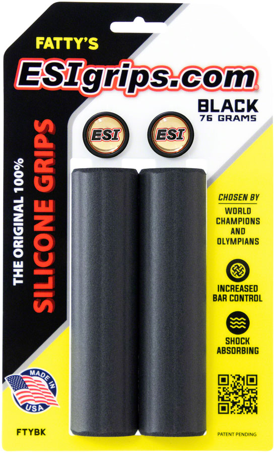 Load image into Gallery viewer, ESI-Ribbed-Fatty's-Grips-No-130-Bicycle-Grips