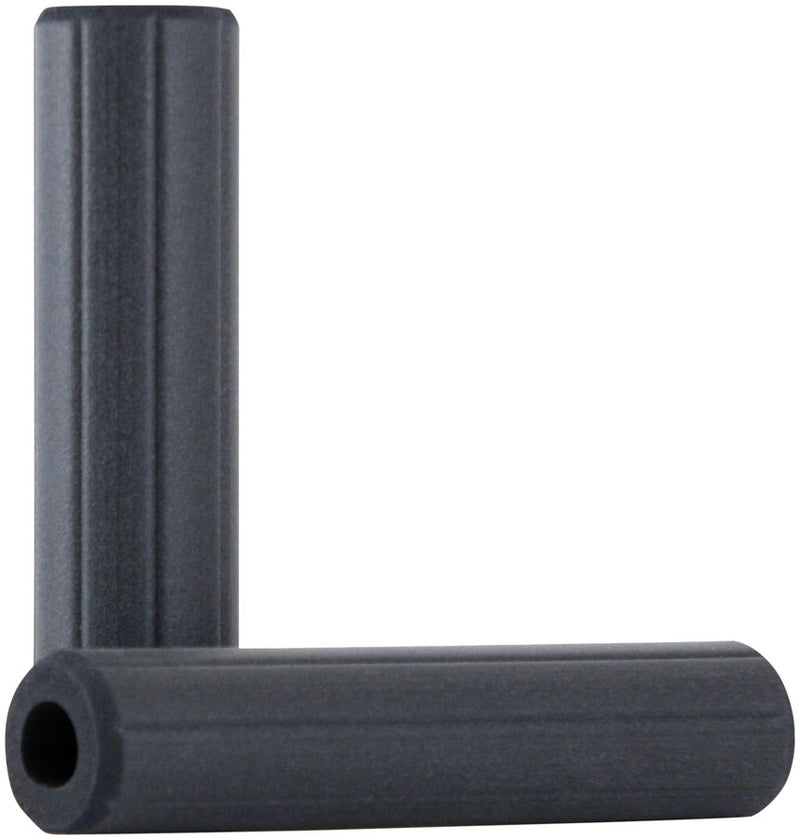Load image into Gallery viewer, ESI Ribbed Extra Chunky Grips - Black Standard Grip Length, Bar Plugs Included