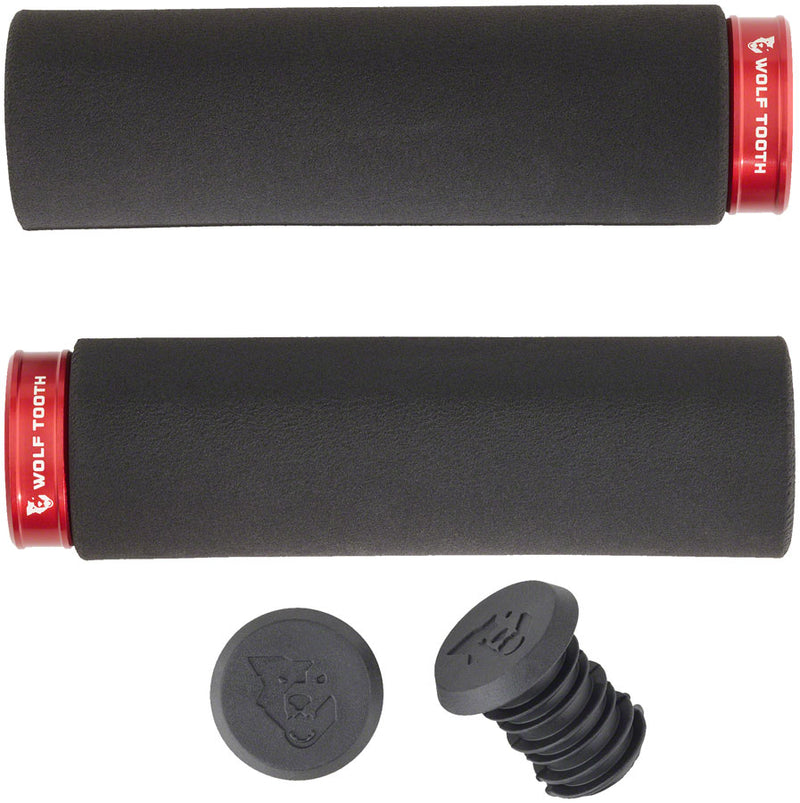 Load image into Gallery viewer, Wolf-Tooth-Lock-On-FatPaw-Grips-Yes-132-Bicycle-Grips