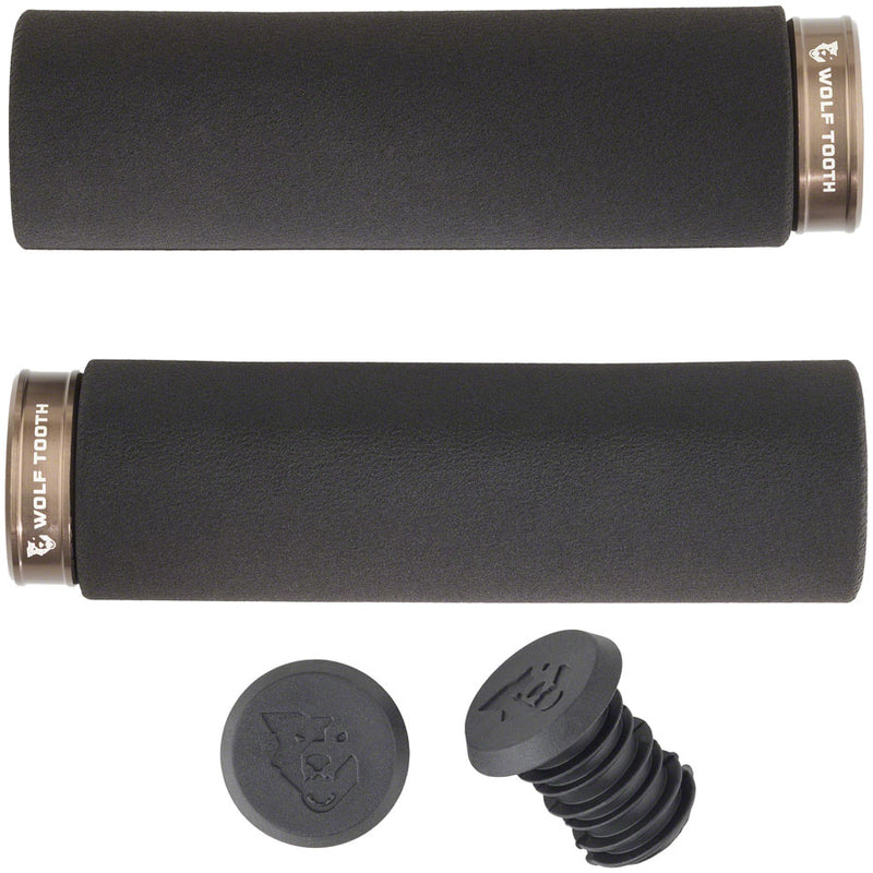 Load image into Gallery viewer, Wolf-Tooth-Lock-On-FatPaw-Grips-Yes-132-Bicycle-Grips