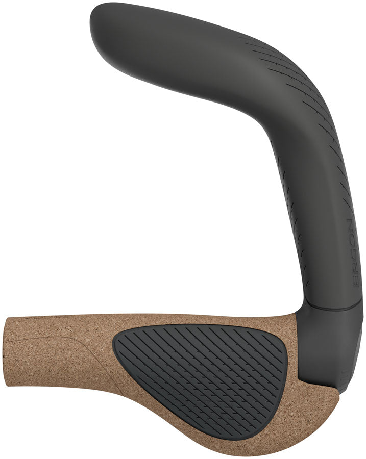 Load image into Gallery viewer, Ergon GP5 Evo BioKork Grips - Lock-On, Small, Black/Tan